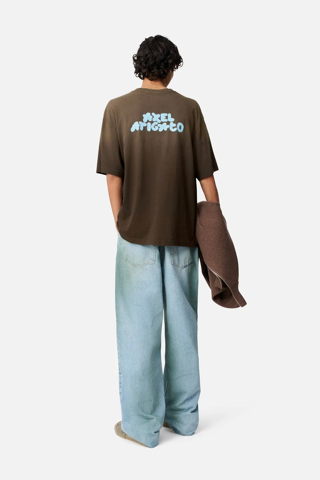 Bubble Reverse T-shirt Dark Brown