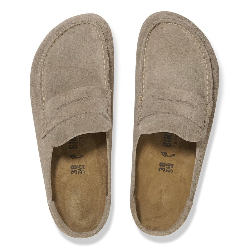 BIRKENSTOCK Naples Wrapped Suede Leather Taupe Herre - Dale