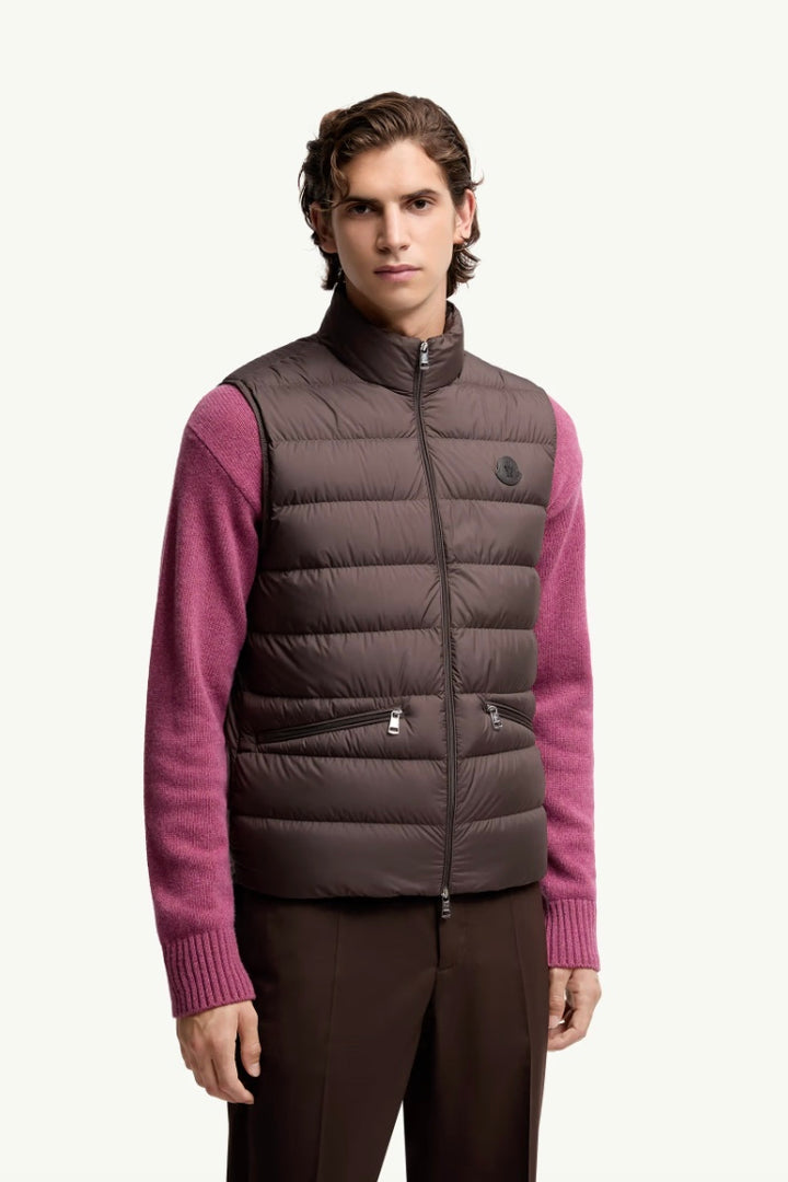 Treompan Down Vest Brown