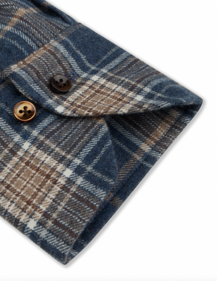 Regular, C26 RC Cuff Dark Blue Check