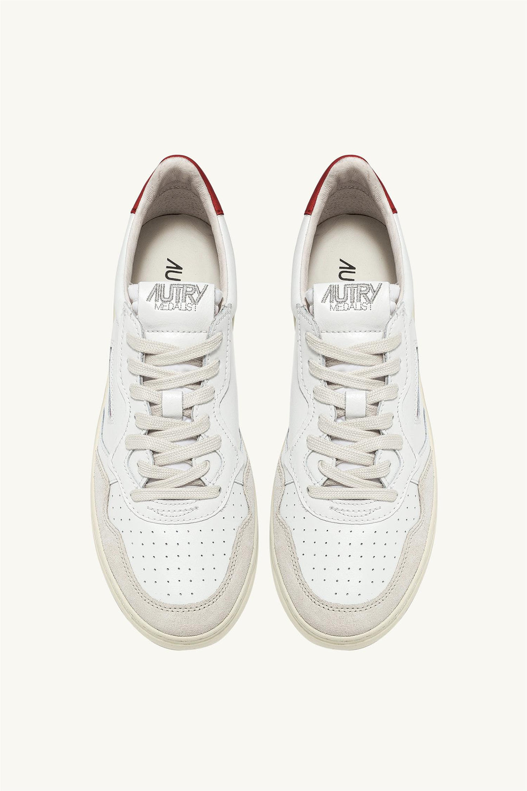 AUTRY Medalist Low Women White/Red - Dale