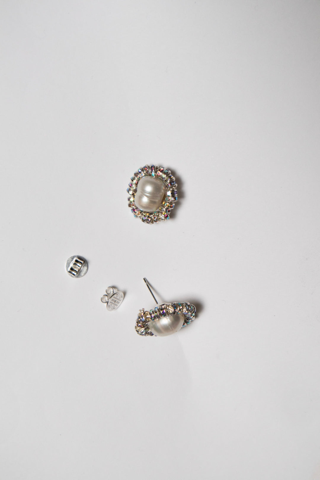 Baby Perla Studs Silver