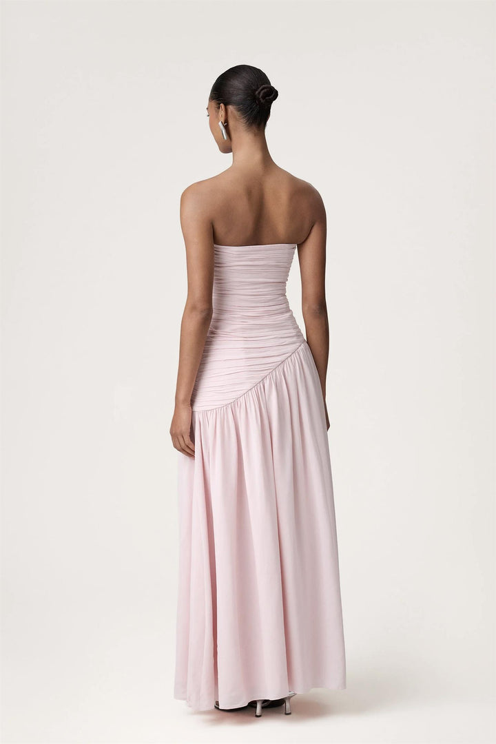 Lima Bandeau Dress Light Pink