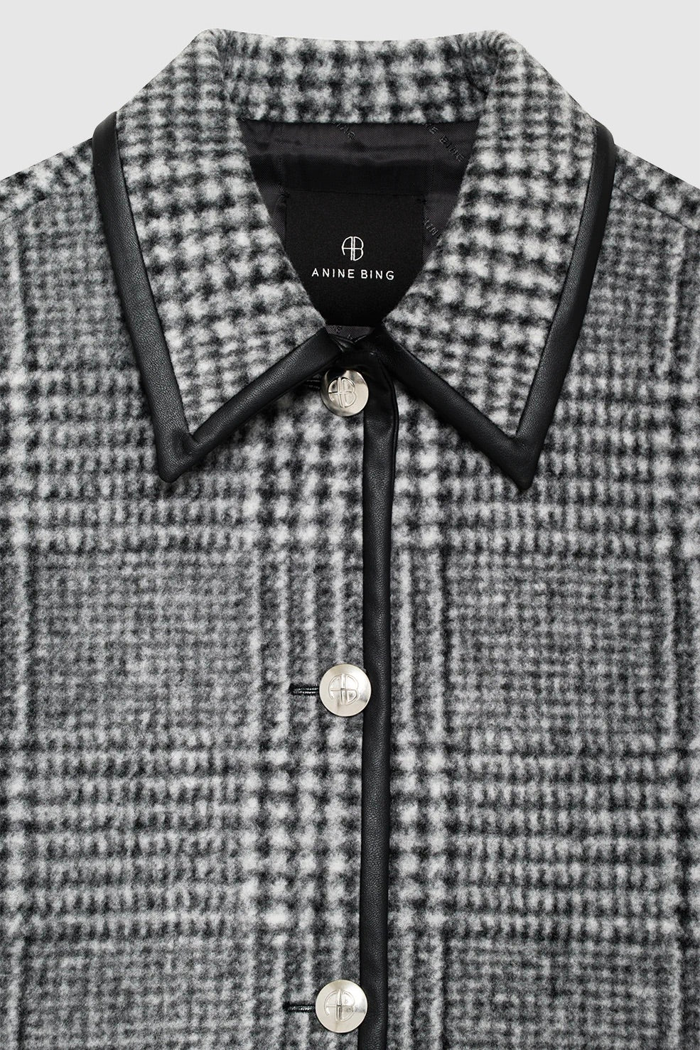 Camden Jacket Black Grey Check