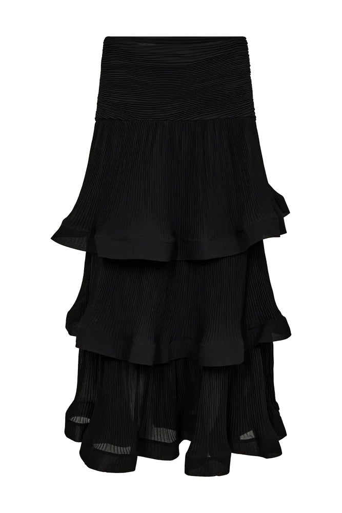 CMKira Pleated Skirt Black