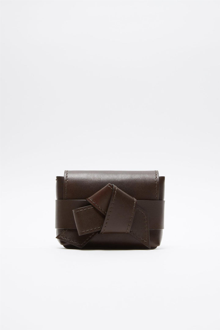 MUSUBI MINI CROSSBODY BAG DARK BROWN