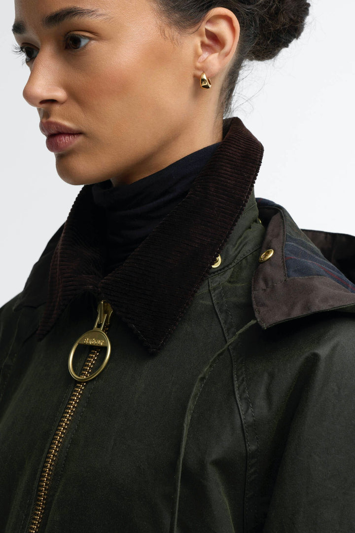 Barbour Carville Wax Jacket Fern/Shadow Classic