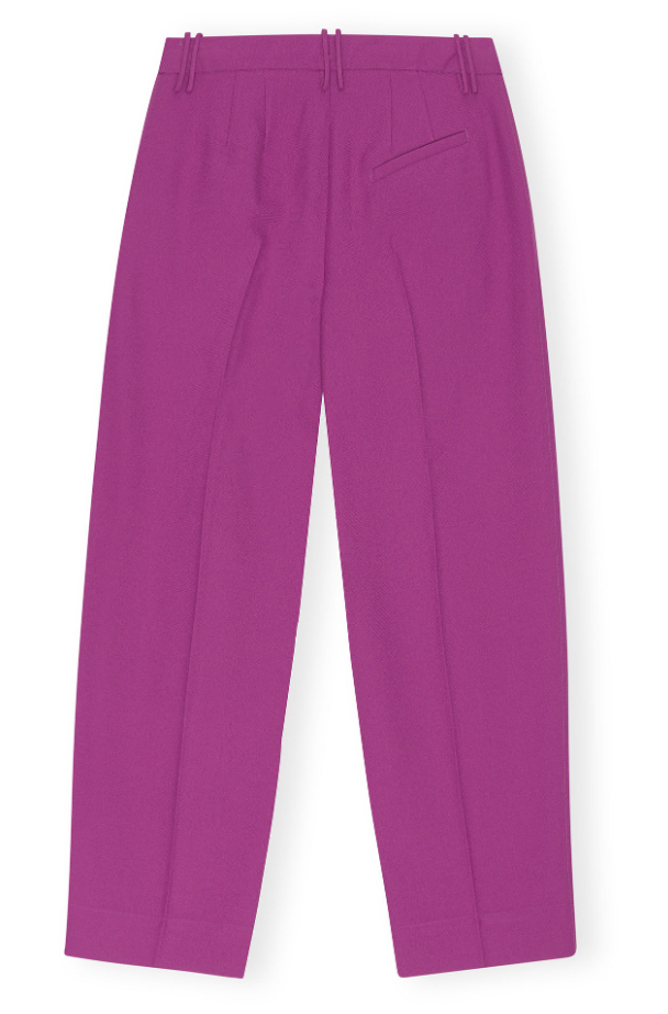 GANNI Summer Suiting Relaxed Pleated Pants - Dale