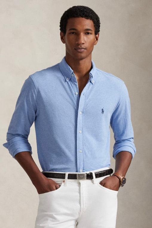 Featherweight Mesh Shirt Isle Heather