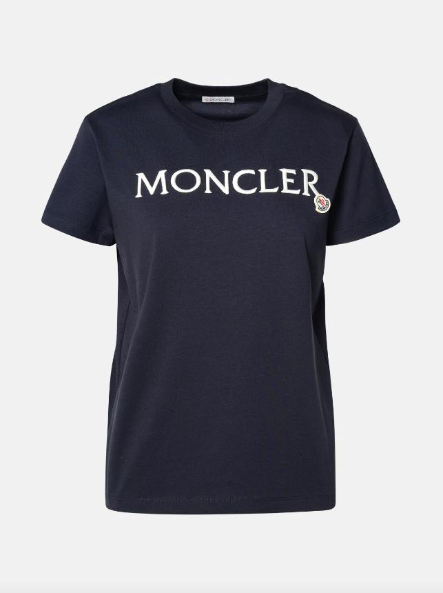 SS EMBROIDERED LOGO  T-SHIRT - DARK BLUE