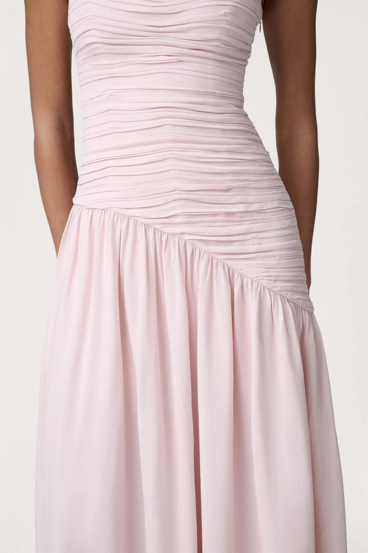 Lima Bandeau Dress Light Pink