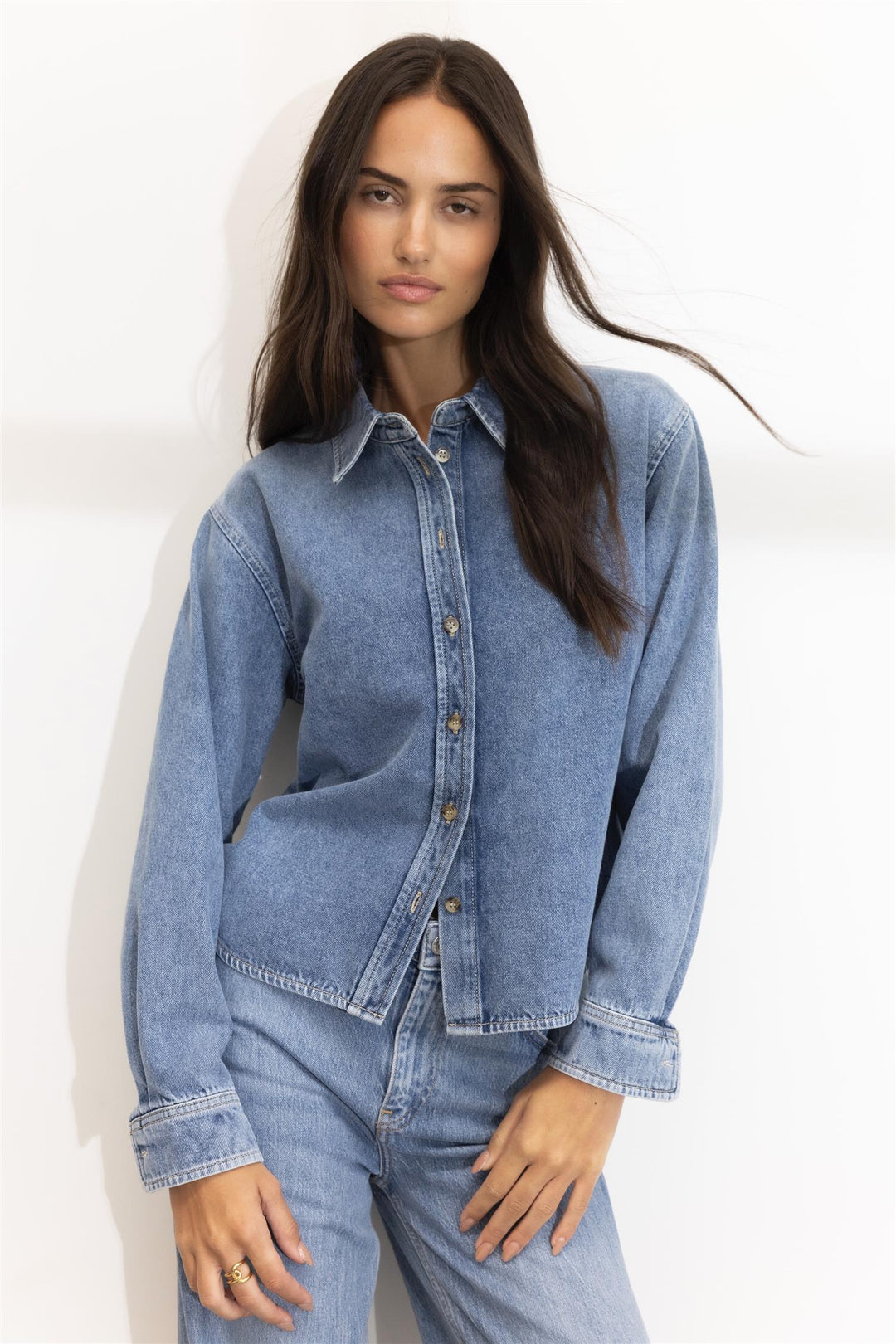 Francis Shirt Mid Blue