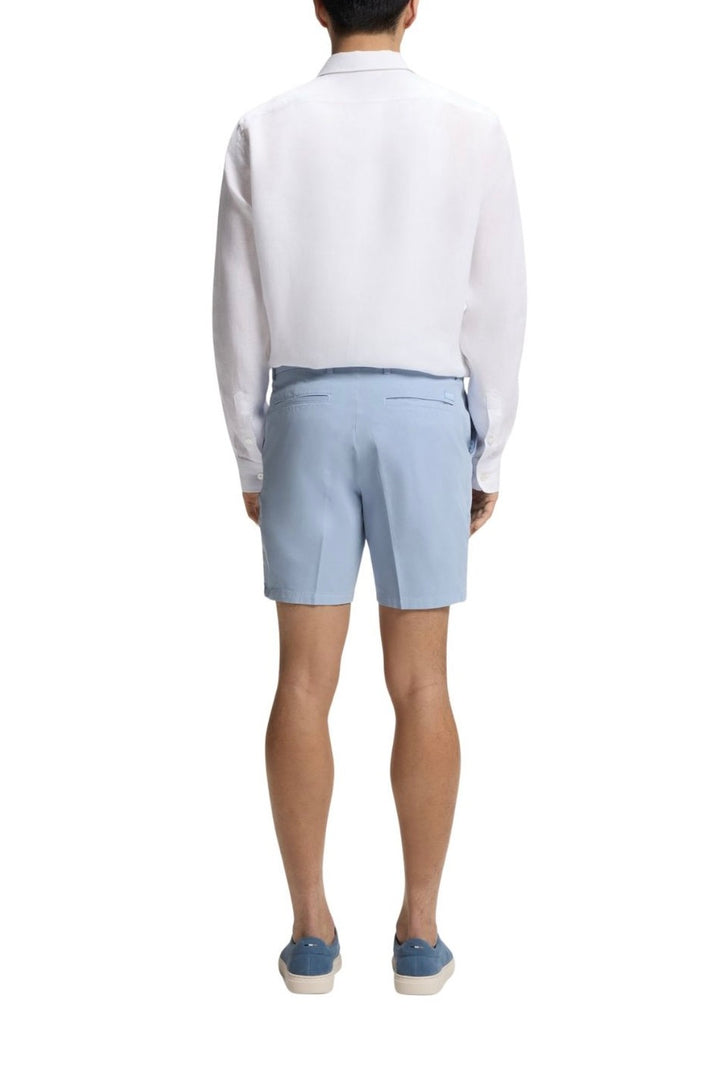 H-Kane1 Stretch Cotton Twill Shorts Light/Pastel Blue