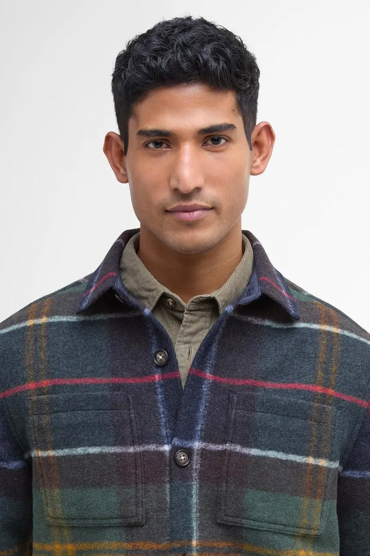 BARBOUR Chapter Tailored Check Overshirt Classic Tartan - Dale
