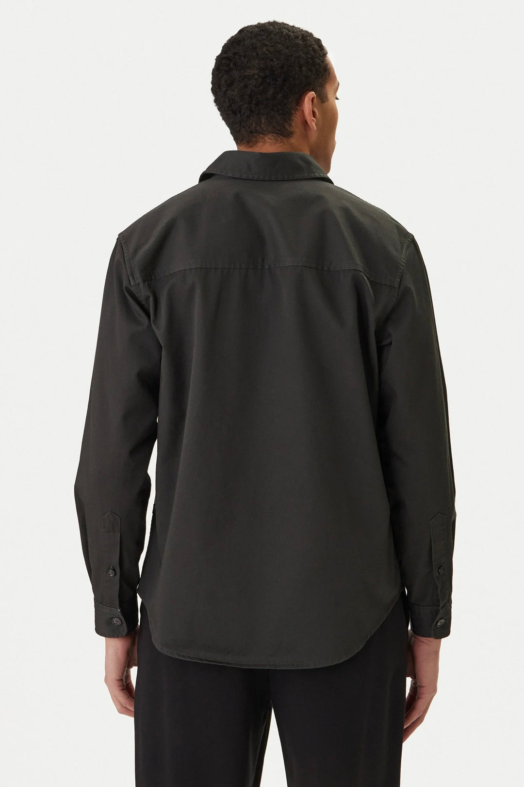 H-Owen-K-2PP-261 Overshirt Open Green