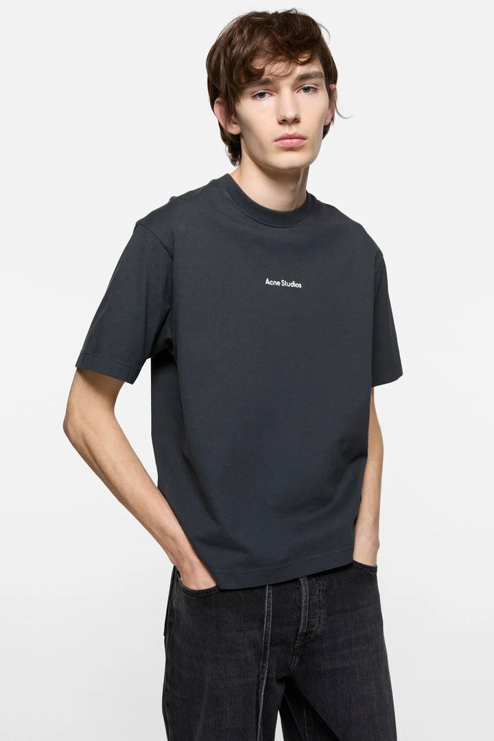 T-Shirt Stamp Logo Relaxed Fit Black