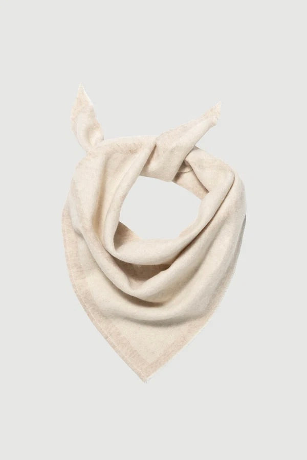 Triangle Scarf Small Cream/Light Beige