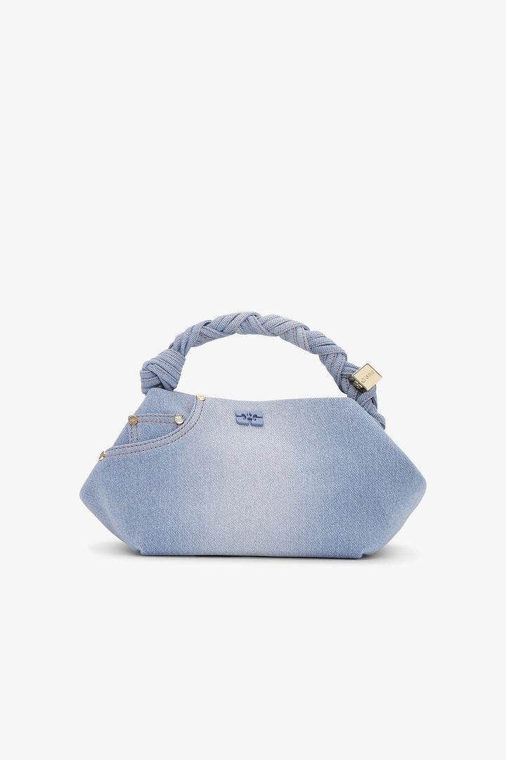 Ganni Bou Bag Small Faded Denim