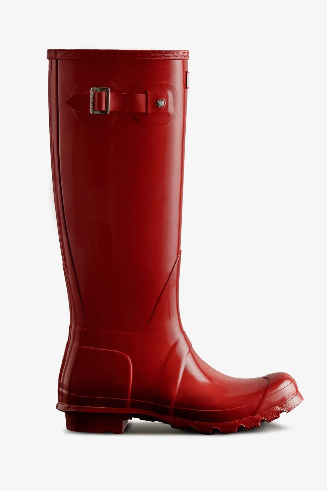 Original Tall Gloss Wellington Boot Military Red