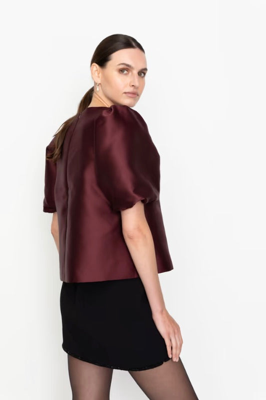 Becca Blouse Bordeaux