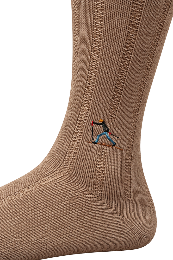 JACOB COHEN Knickers Socks Apres Ski Dark Beige - Dale