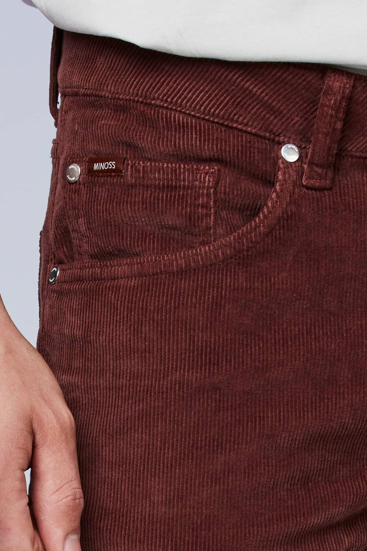 5-pkt Velvy Cord Rust