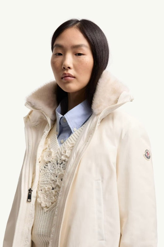 Pervenche 3-in-1 Short Down Jacket Natural White
