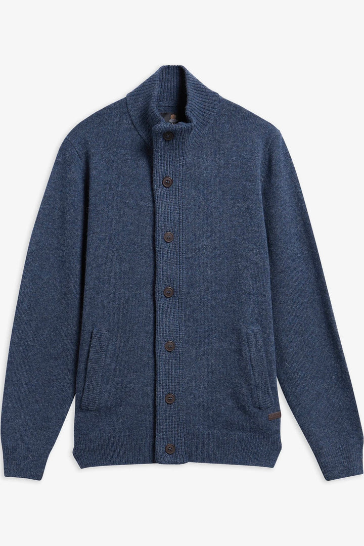Essential Elbow Patch Jumper Dark Indigo