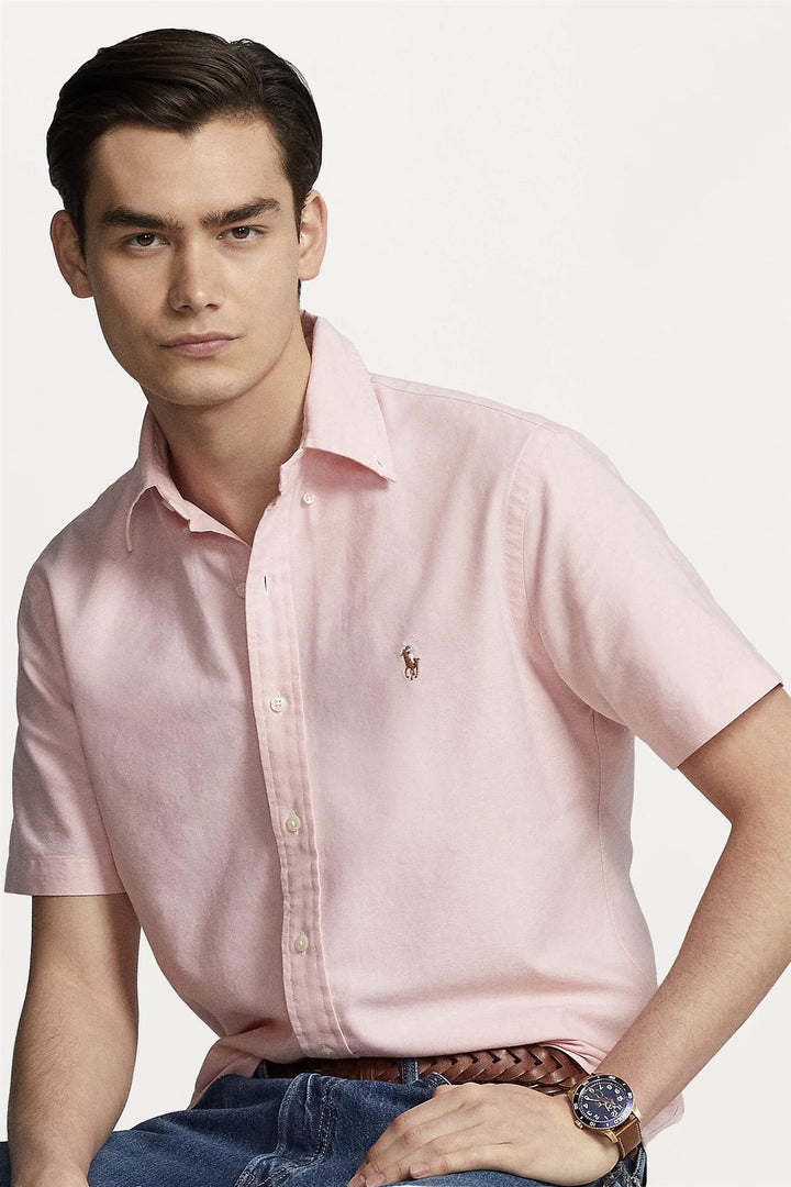 Custom Fit Oxford Shirt Pink