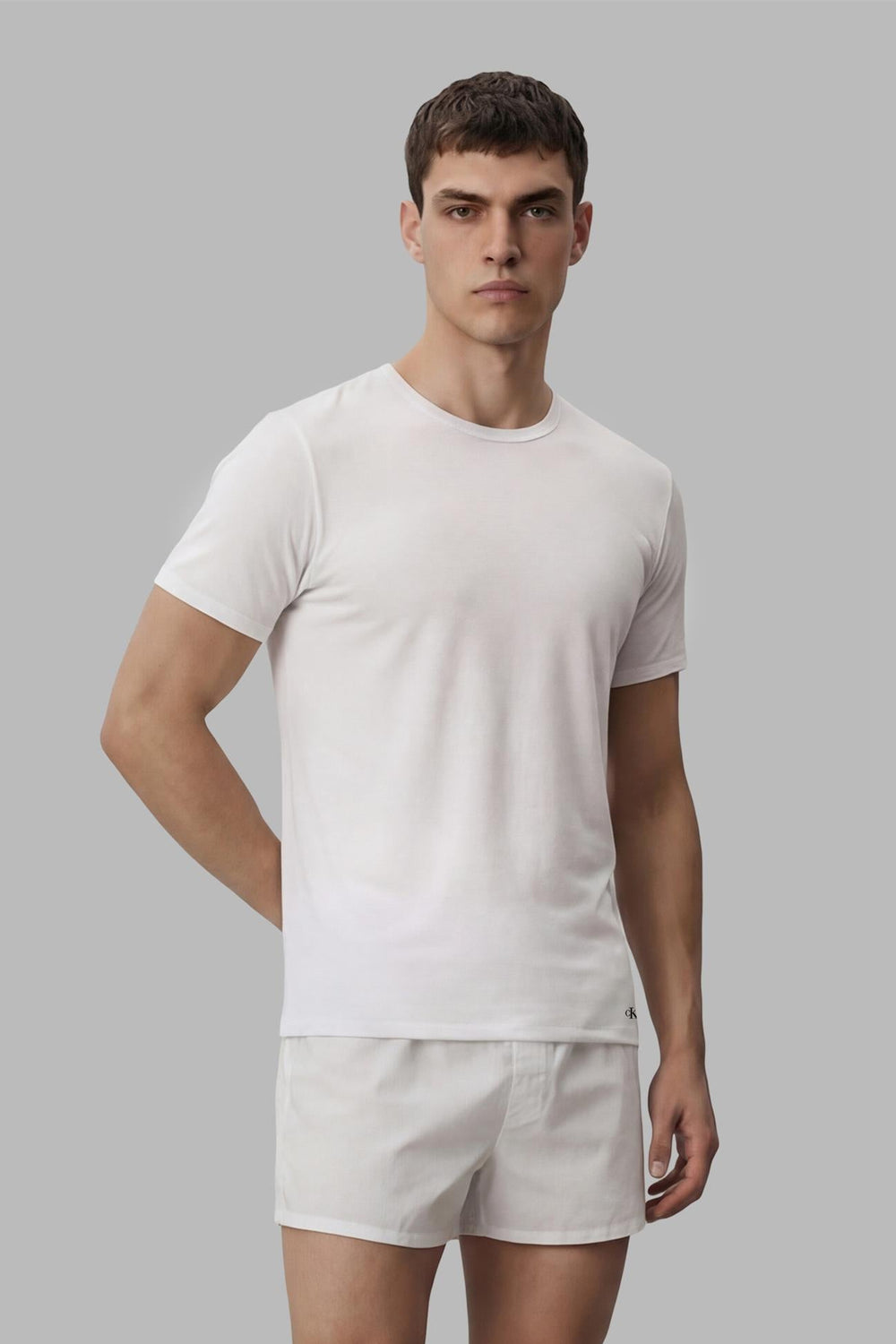 CALVIN KLEIN UNDERWEAR SS Crew Neck 3pk Black/Blue/Descent - Dale