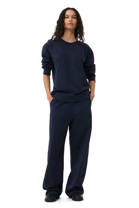 Light Isoli Wide Leg Pants Sky Captain