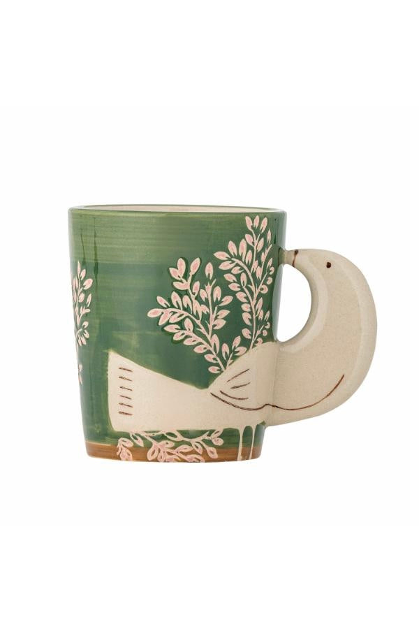 Hezha Cup, Green, Stoneware