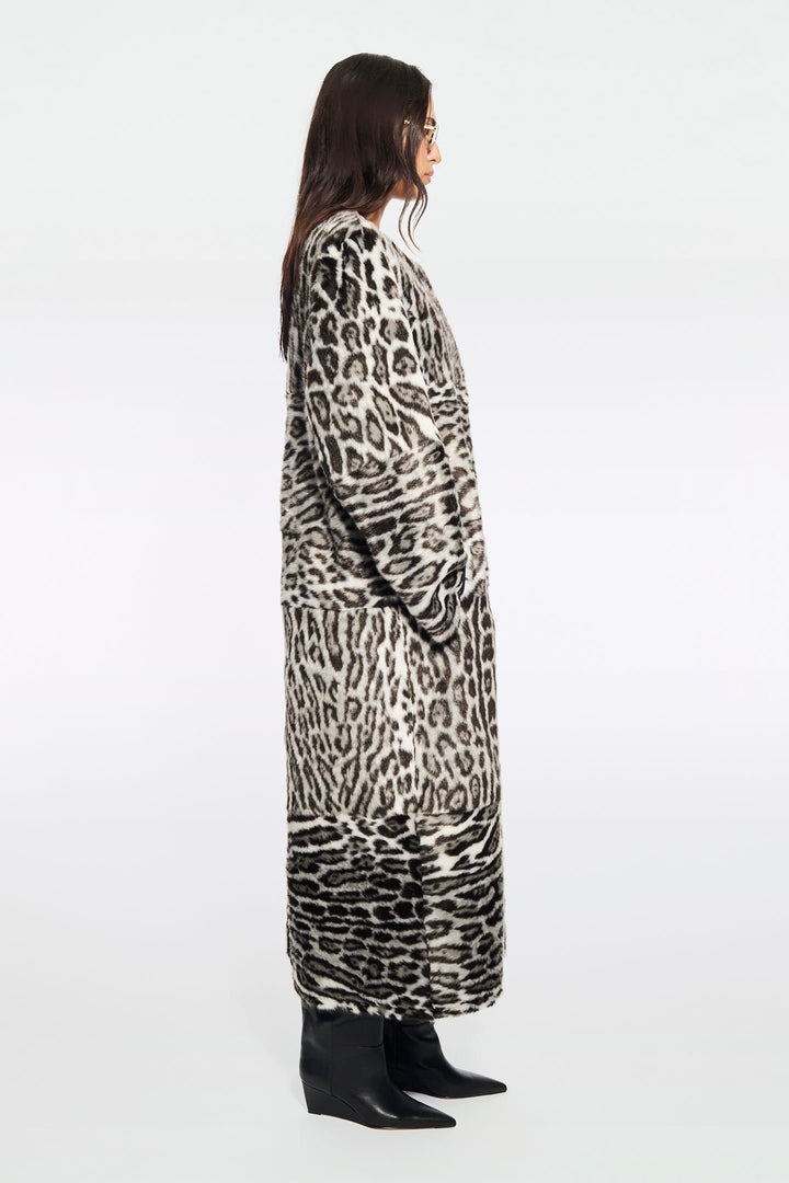 Hilma Coat Grey Leo