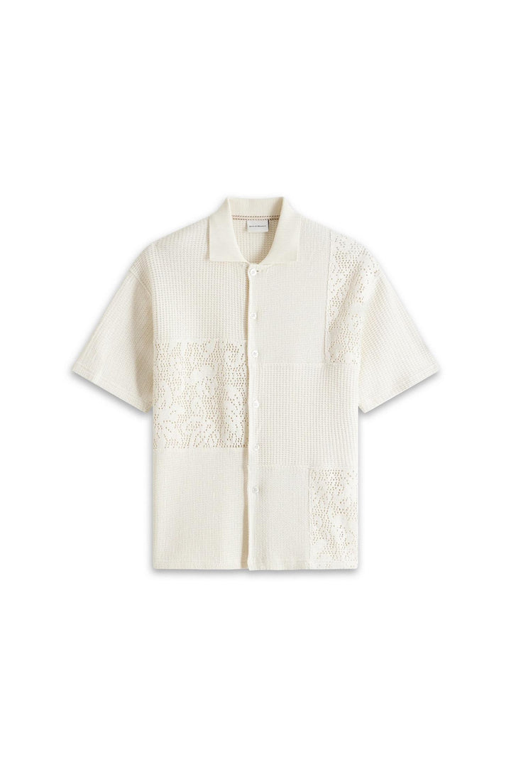 Drôle de Monsieur - La Chemise Patchwork Cream - Dale