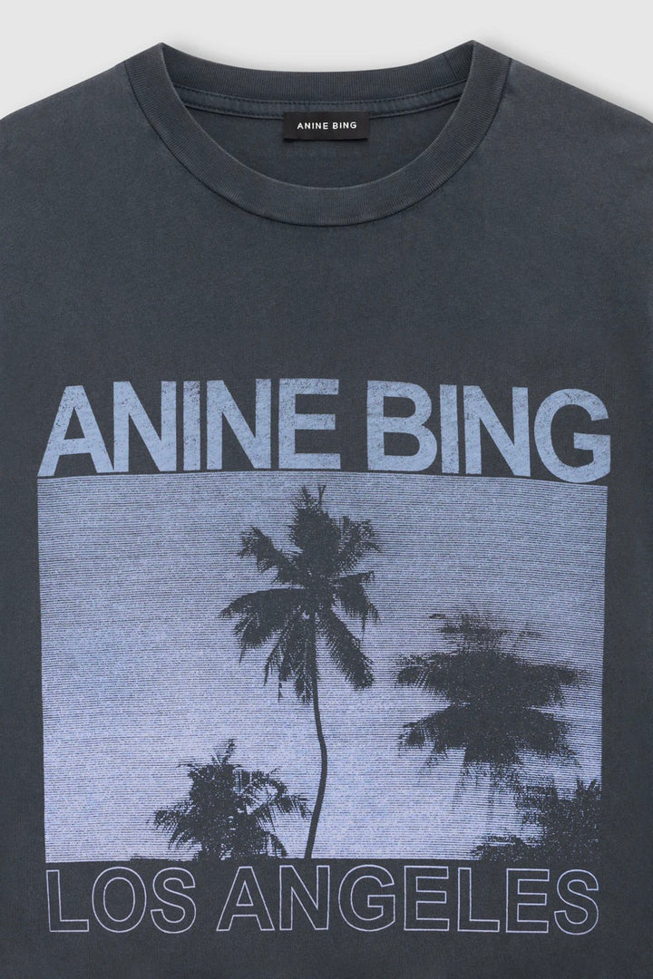Cade Tee Palms Washed Grey