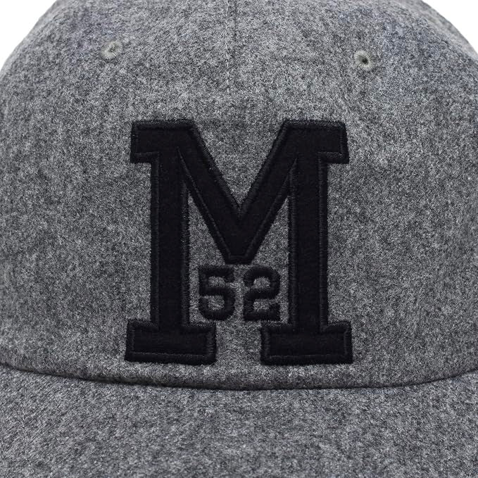 Medium Initial Wool Baseball Cap