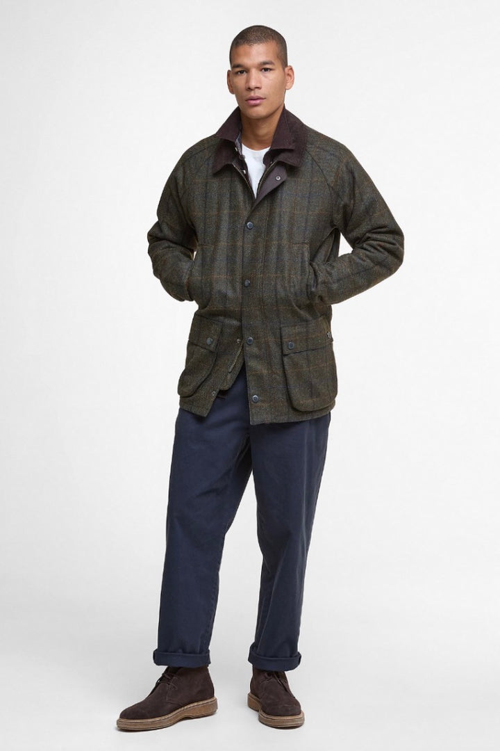 Barbour Bedale Check Wool Jacket