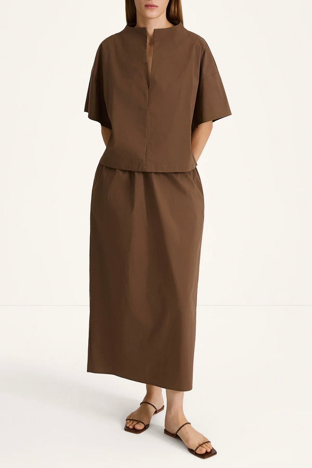 Jolene Midi Skirt Cacao