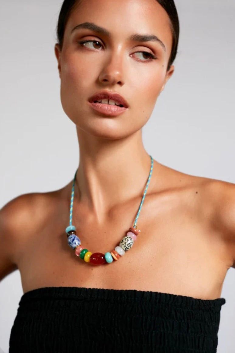 ANNI LU Poolside Necklace Lagoon - Dale
