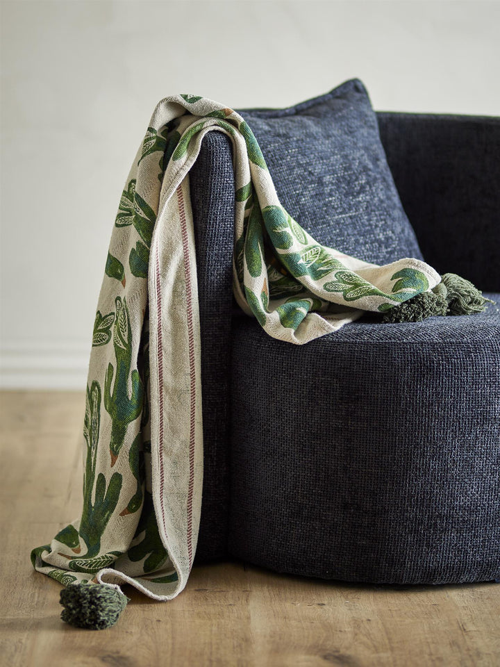 Birdliva Throw Recycled Cotton