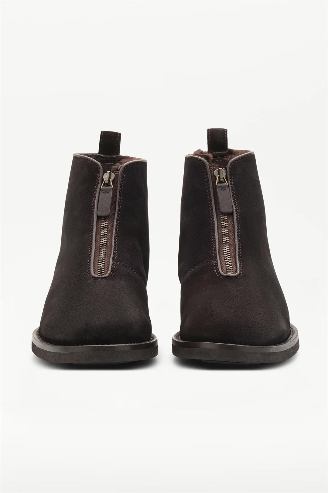 Chelsea Cow Leather Ankle Boots Mocha
