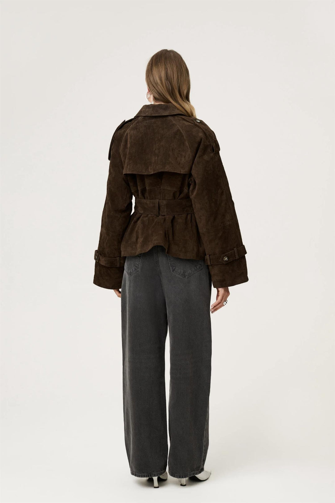 York Cropped Trench Coat
