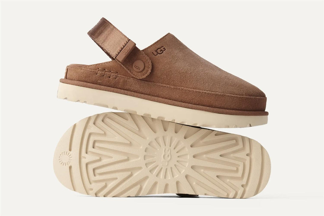 W Goldenstar Clog Chestnut