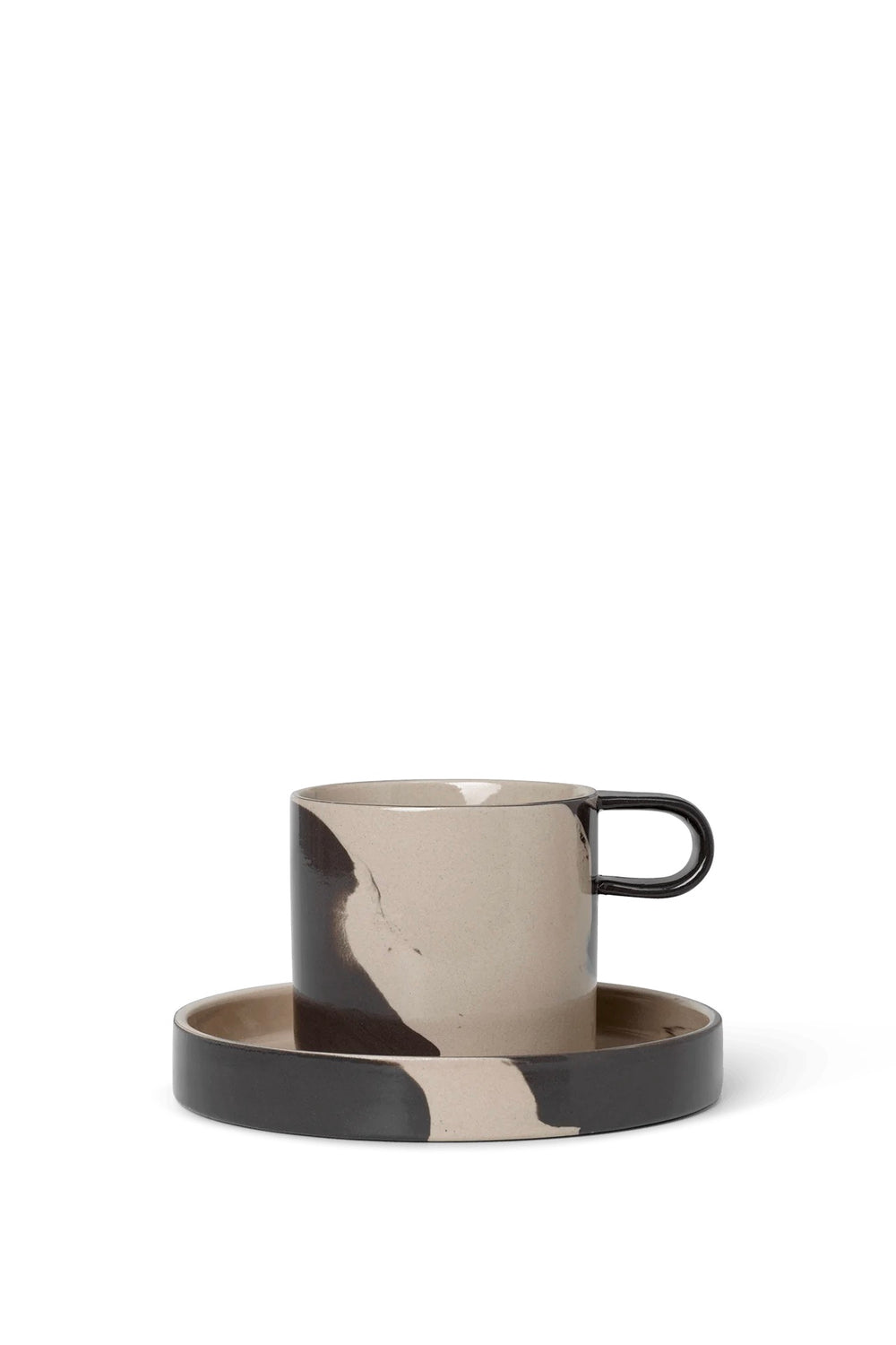 ferm LIVING Inlay Cup with Saucer - Dale