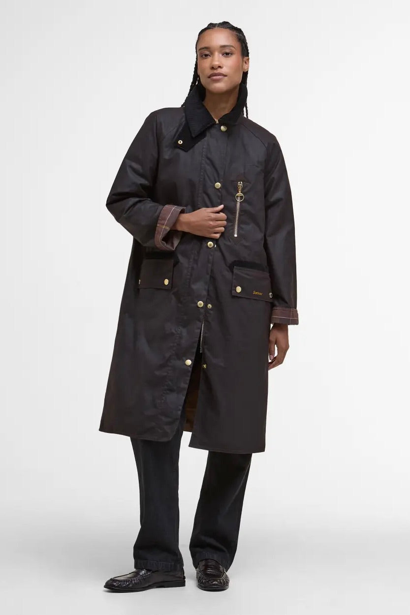 BARBOUR Barbour Evette Wax Jacket Rustic - Dale
