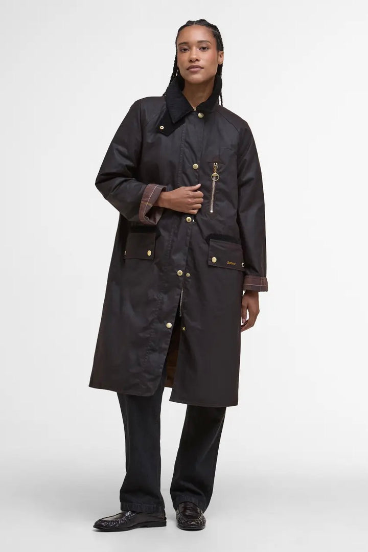 BARBOUR Barbour Evette Wax Jacket Rustic - Dale