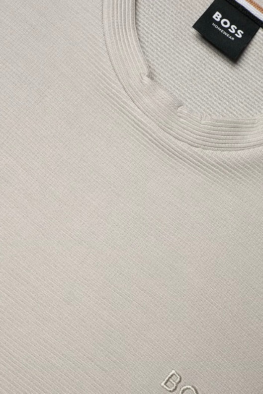 Rib T-Shirt Light Beige