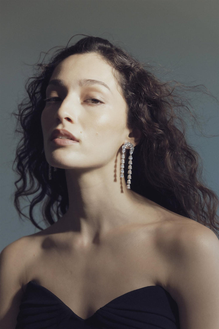 The Arc Earrings Silver