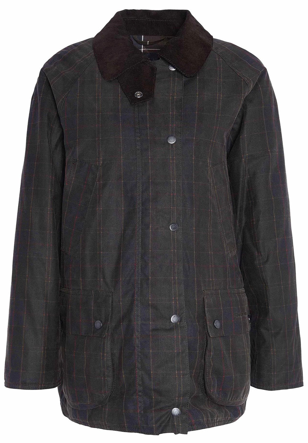 Tartan Ashby Waxed Jacket Dark Classic