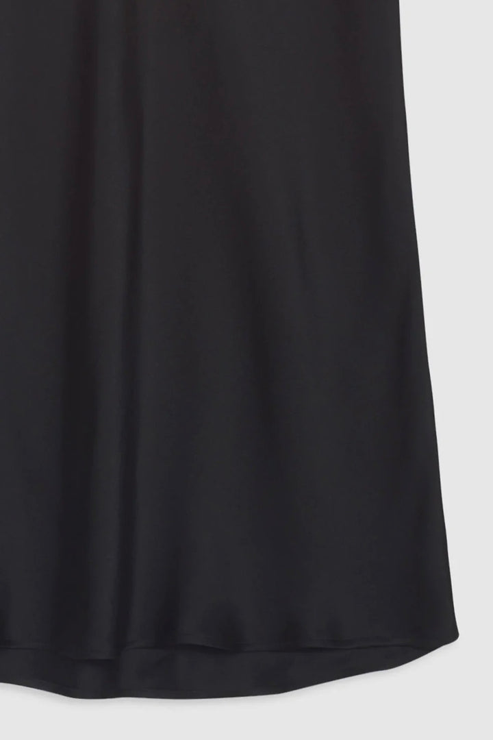 Bar Silk Skirt Black